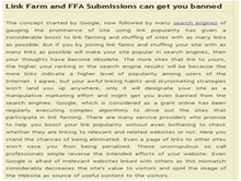 Link farms and FFA Submissions